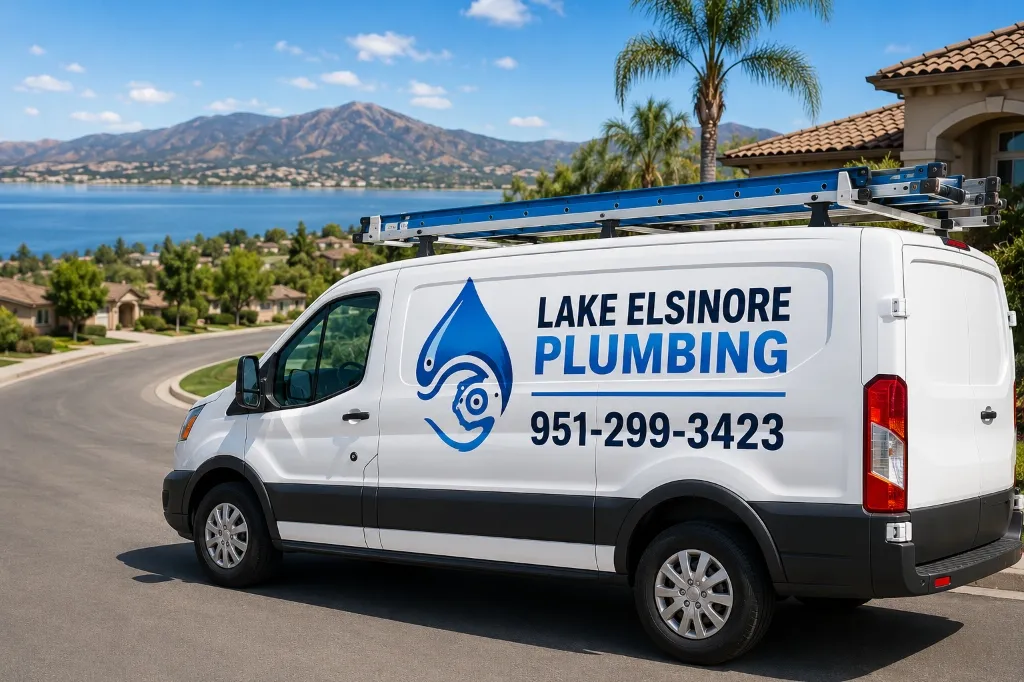 Lake Elsinore Plumbing service van